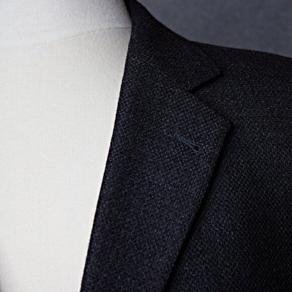 Mens Wool Blend Blazer | Hugo Boss | 44 L | Classic Fit Double-Breasted 3-Button - Picture 7 of 7